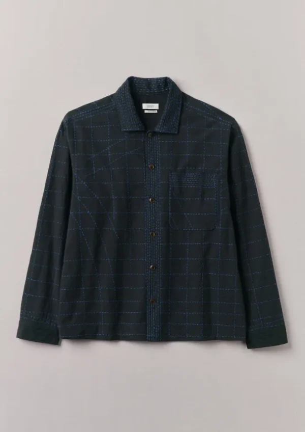 TOAST Shirts-Abstract Embroidered Kantha Shirt