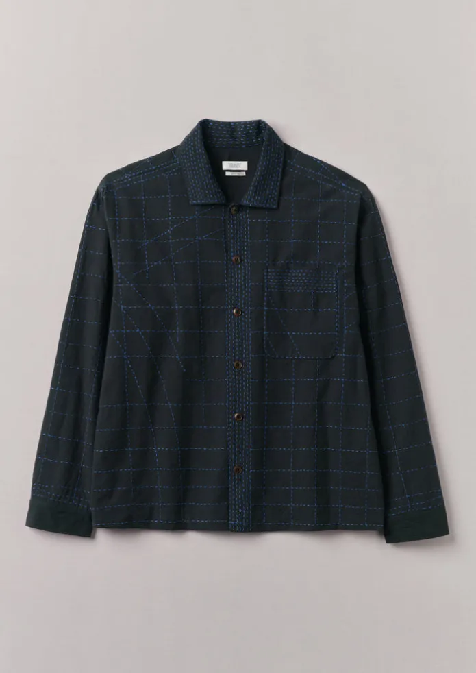 TOAST Shirts-Abstract Embroidered Kantha Shirt