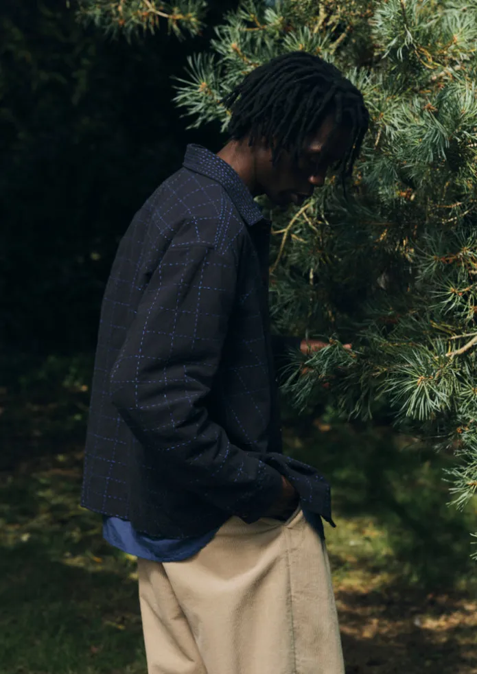 TOAST Shirts-Abstract Embroidered Kantha Shirt