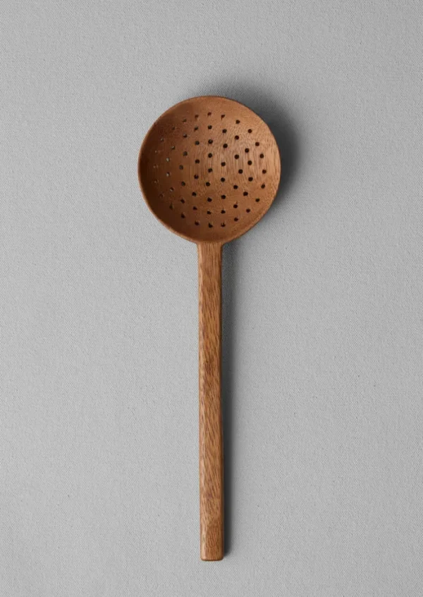 TOAST Tableware-Acacia Wood Slotted Spoon