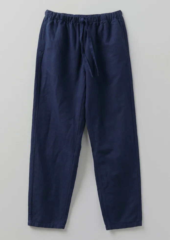 TOAST Loungewear | Trousers-Alfie Garment Dyed Herringbone Trousers