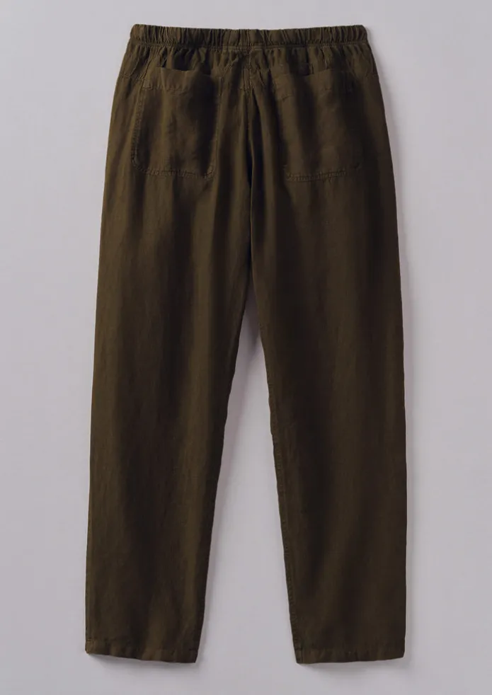 TOAST Linen | Trousers-Alfie Garment Dyed Linen Trousers