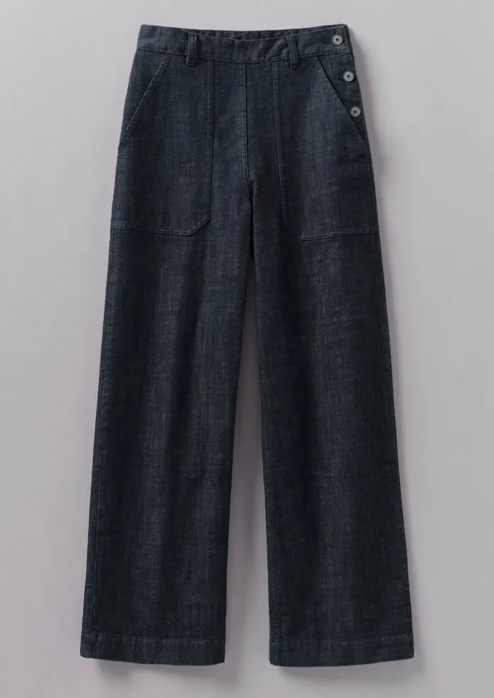 Women TOAST Denim | Workwear-Annie Organic Denim Full Length Jeans