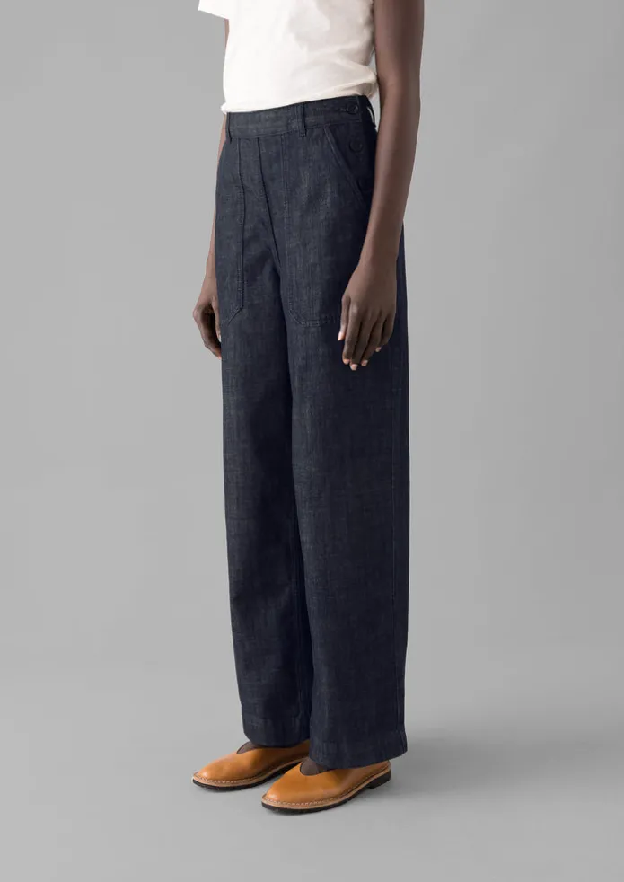 Women TOAST Denim | Workwear-Annie Organic Denim Full Length Jeans