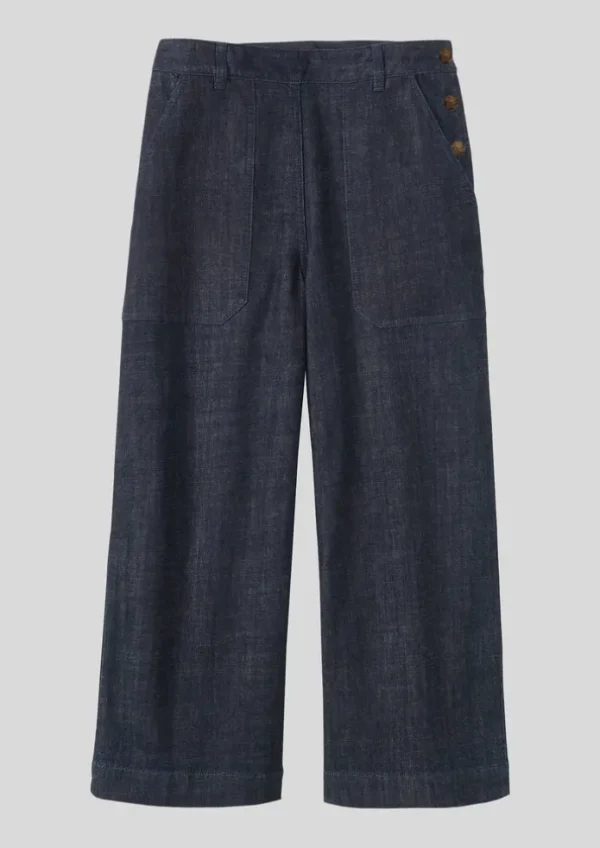 Women TOAST Denim | Workwear-Annie Organic Denim Side Button Jeans