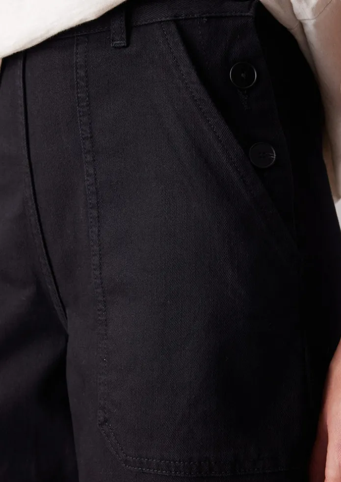 Women TOAST Denim | Workwear-Annie Organic Denim Side Button Jeans