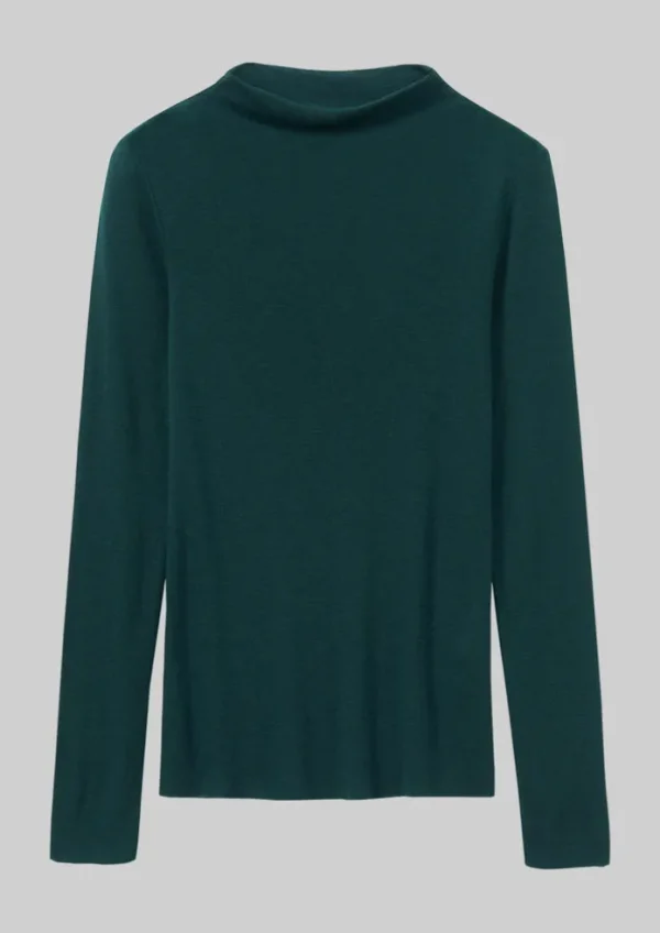 Women TOAST Jersey | Tops & Tees-Aster Wool Lyocell High Neck Tee