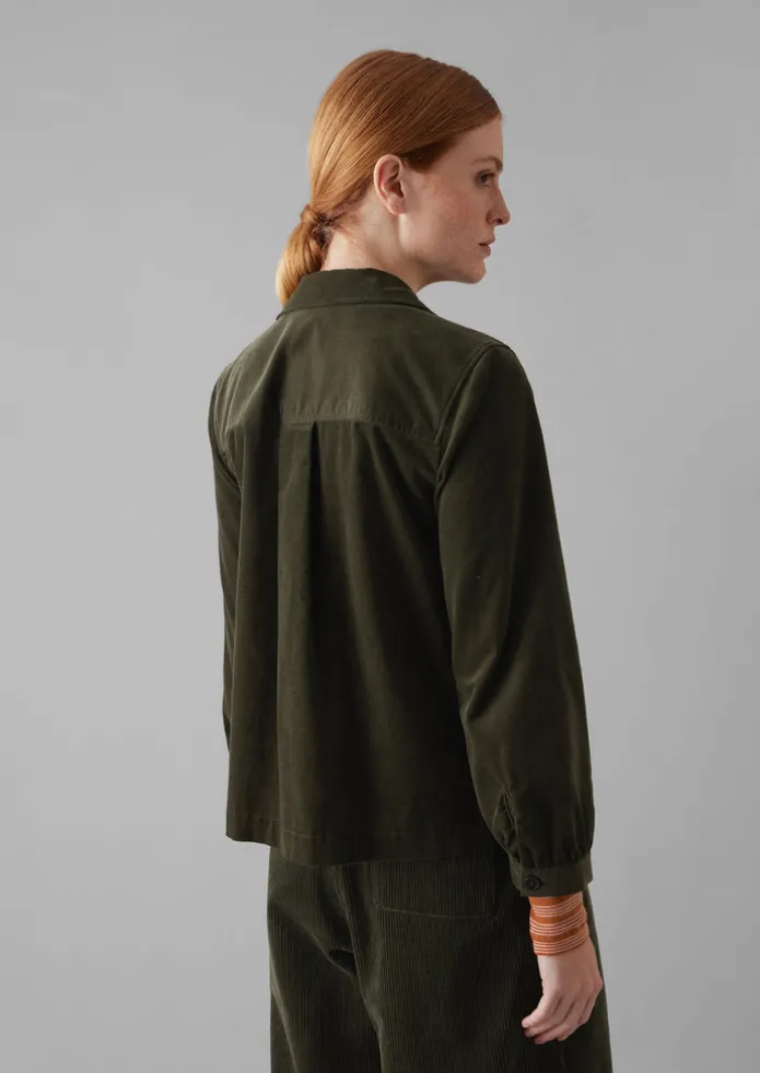 Women TOAST Cord | Workwear-Baya Patch Pocket Organic Cord Shirt