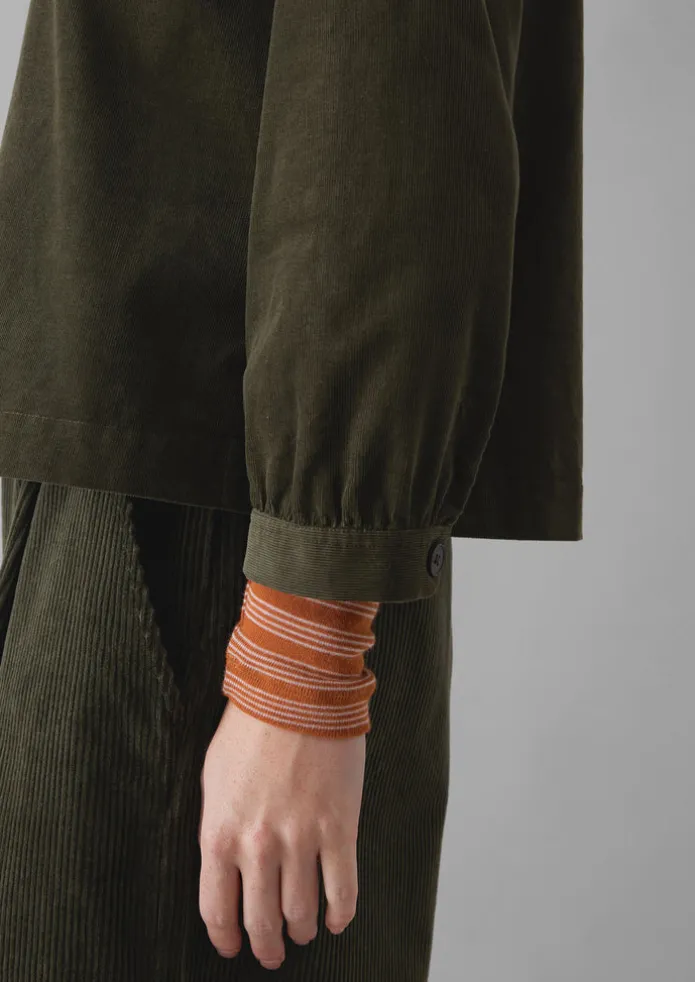 Women TOAST Cord | Workwear-Baya Patch Pocket Organic Cord Shirt