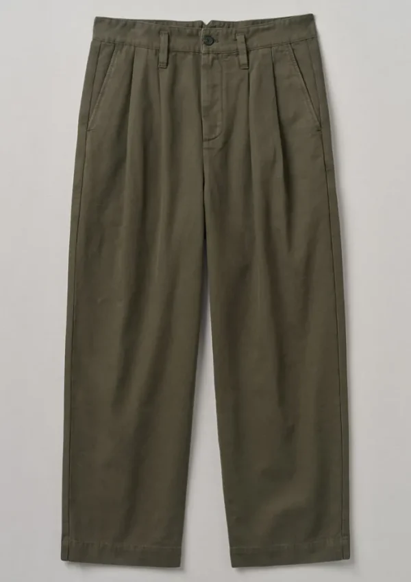TOAST Trousers-Bill Cotton Wide Leg Trousers