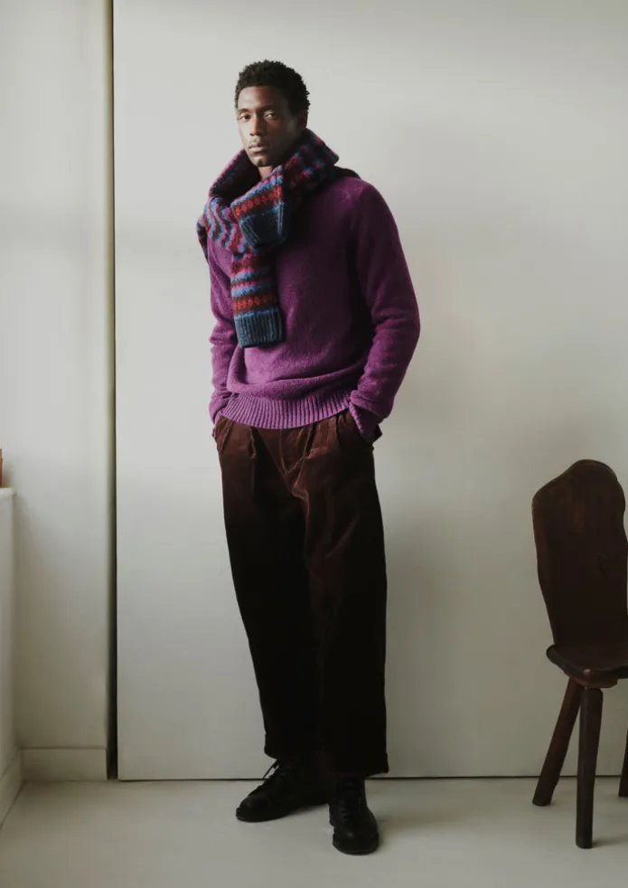 TOAST Cord | Trousers-Bill Organic Cord Wide Leg Trousers