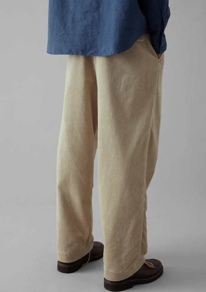 TOAST Cord | Trousers-Bill Organic Cord Wide Leg Trousers