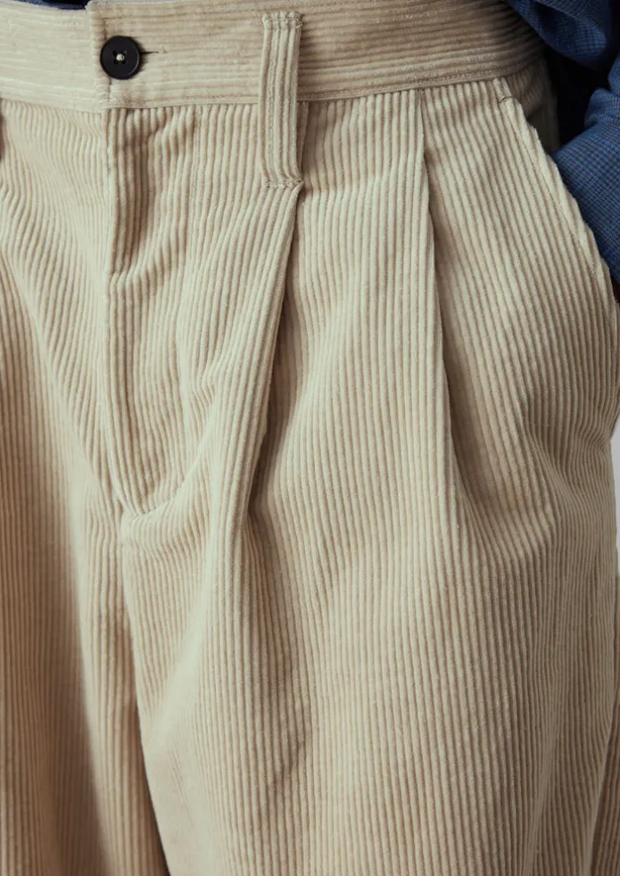 TOAST Cord | Trousers-Bill Organic Cord Wide Leg Trousers