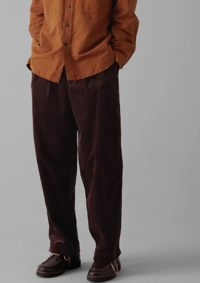 TOAST Cord | Trousers-Bill Organic Cord Wide Leg Trousers