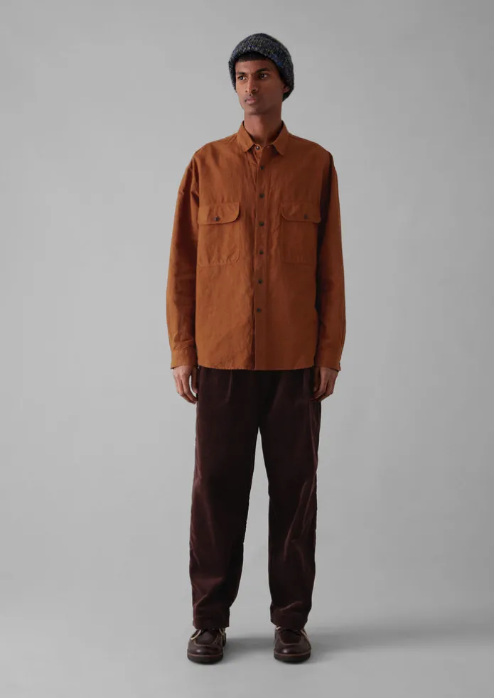 TOAST Cord | Trousers-Bill Organic Cord Wide Leg Trousers