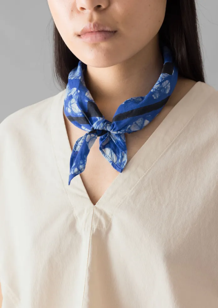 Women TOAST Hats, Scarves & Gloves-Block Print Batik Bandana