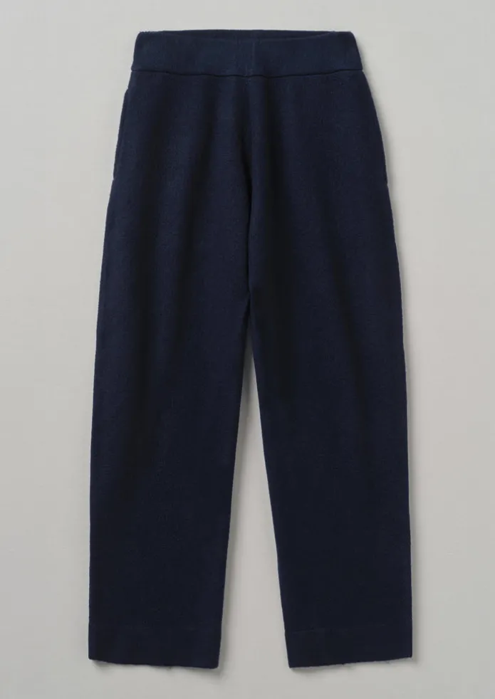 Women TOAST Loungewear | Trousers-Boiled Wool Pull On Trousers