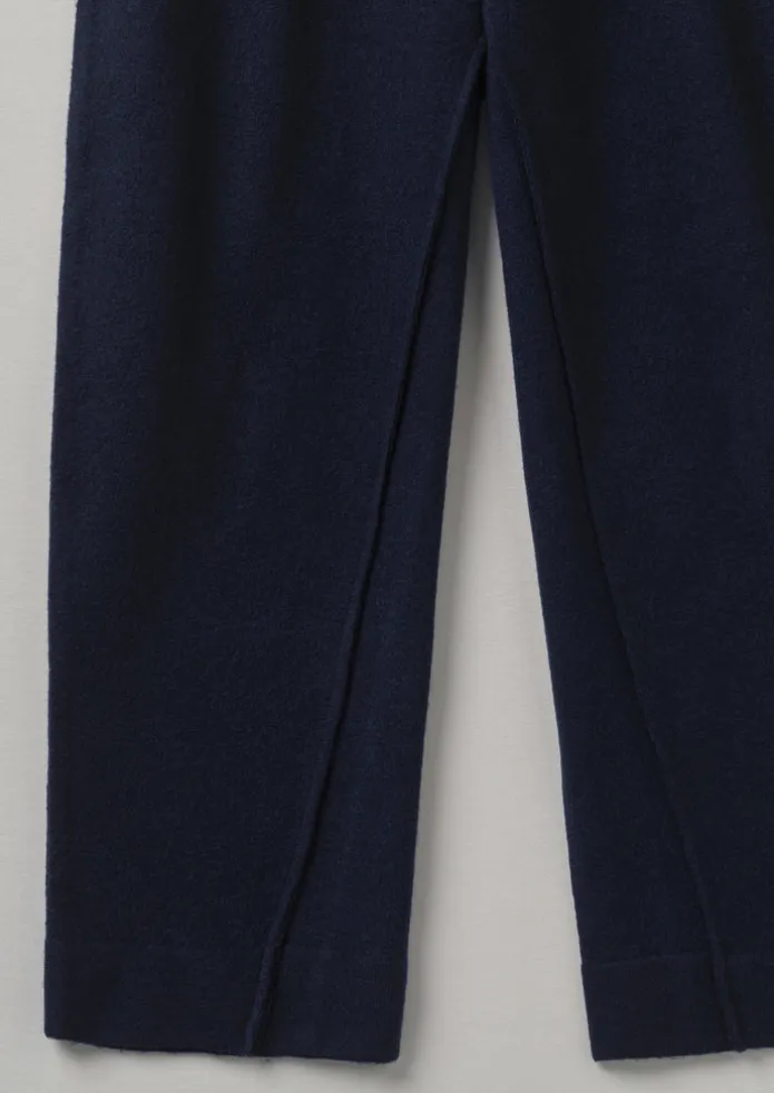 Women TOAST Loungewear | Trousers-Boiled Wool Pull On Trousers
