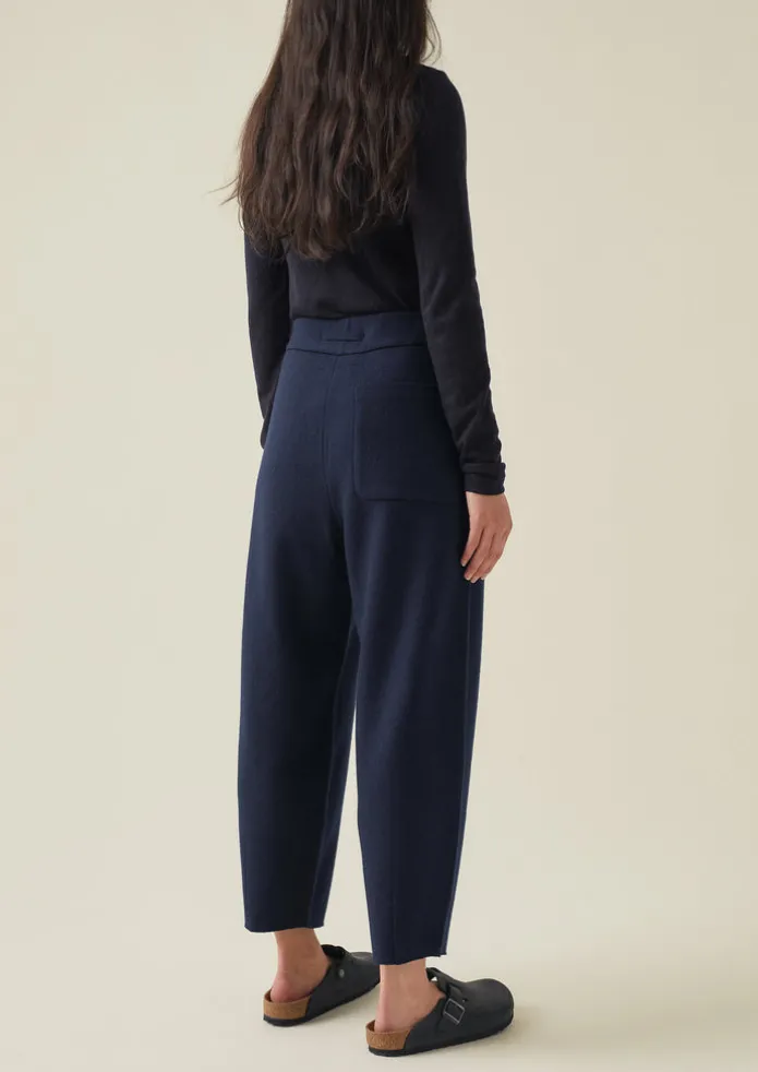 Women TOAST Loungewear | Trousers-Boiled Wool Pull On Trousers