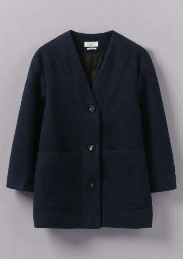 Women TOAST Coats & Jackets-Boiled Wool Short Coat