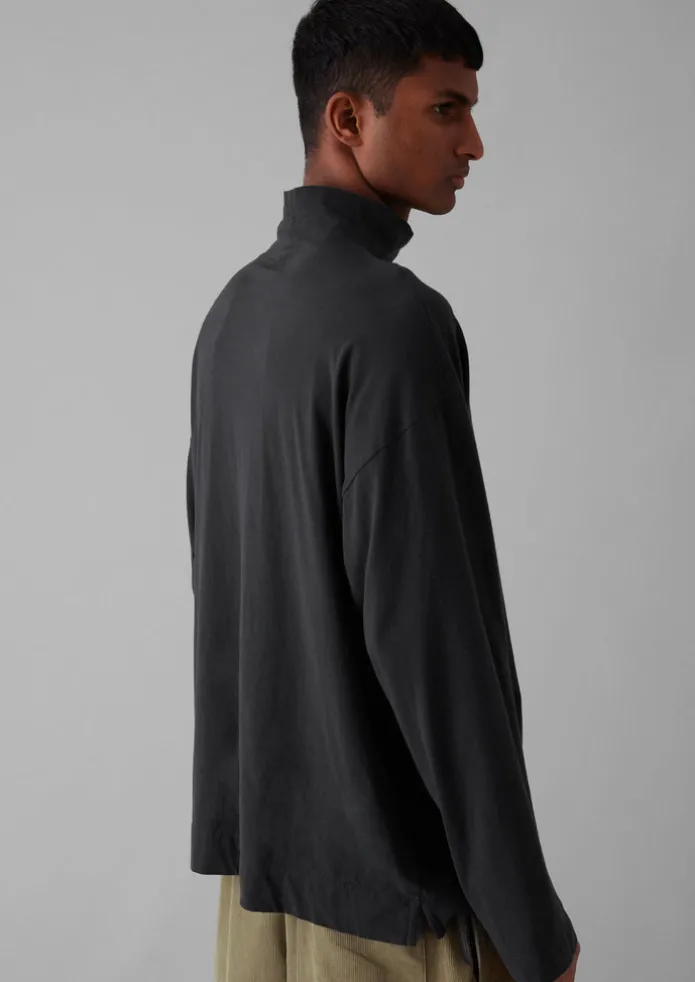 TOAST Loungewear | Tops & Tees-Brushed Cotton High Neck Lounge Top