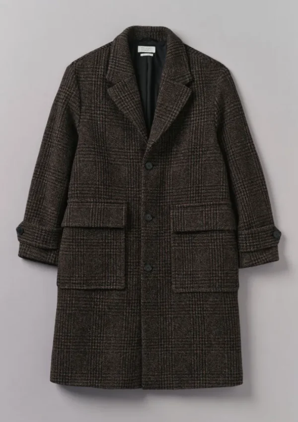 TOAST Coats & Jackets-Check Wool Overcoat