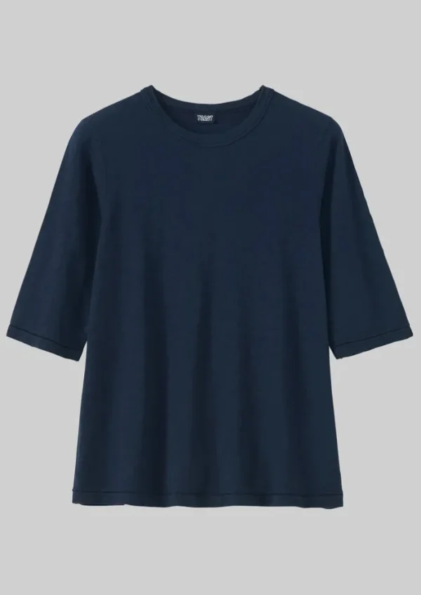 Women TOAST Jersey | Tops & Tees-Cleo Garment Dyed Organic Cotton Tee