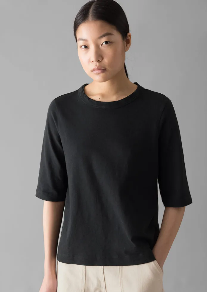 Women TOAST Jersey | Tops & Tees-Cleo Garment Dyed Organic Cotton Tee