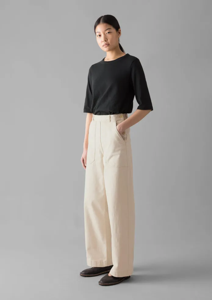 Women TOAST Jersey | Tops & Tees-Cleo Garment Dyed Organic Cotton Tee