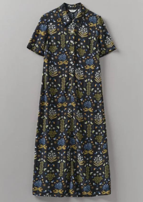 Women TOAST Dresses-Collector Print Fluid Shirt Dress