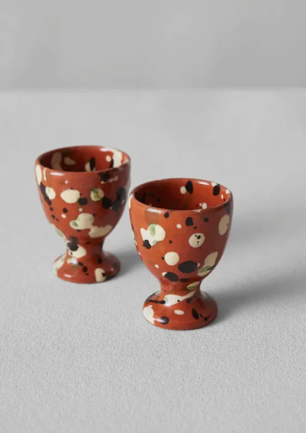 TOAST Ceramics | Kitchen-Cortona Splatter Egg Cup Set