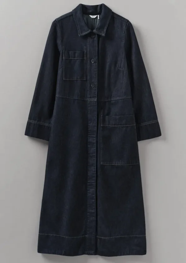 Women TOAST Denim | Workwear-Cotton Hemp Denim Dress