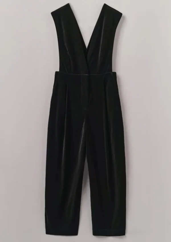 Women TOAST Velvet | Jumpsuits-Cotton Velvet Pinafore Jumpsuit