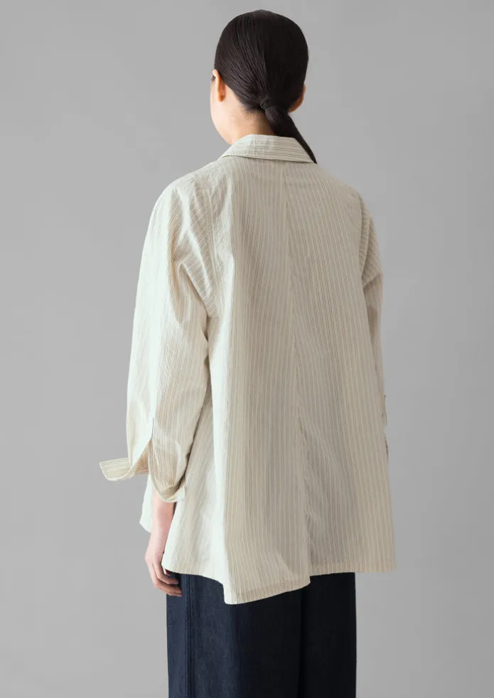 Women TOAST Shirts | Tops & Tees-Dash Stripe Cotton Shirt