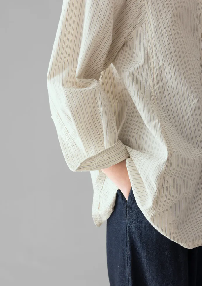 Women TOAST Shirts | Tops & Tees-Dash Stripe Cotton Shirt