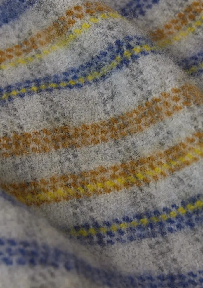 TOAST Textiles | Blankets & Throws-Dashed Check Wool Blanket