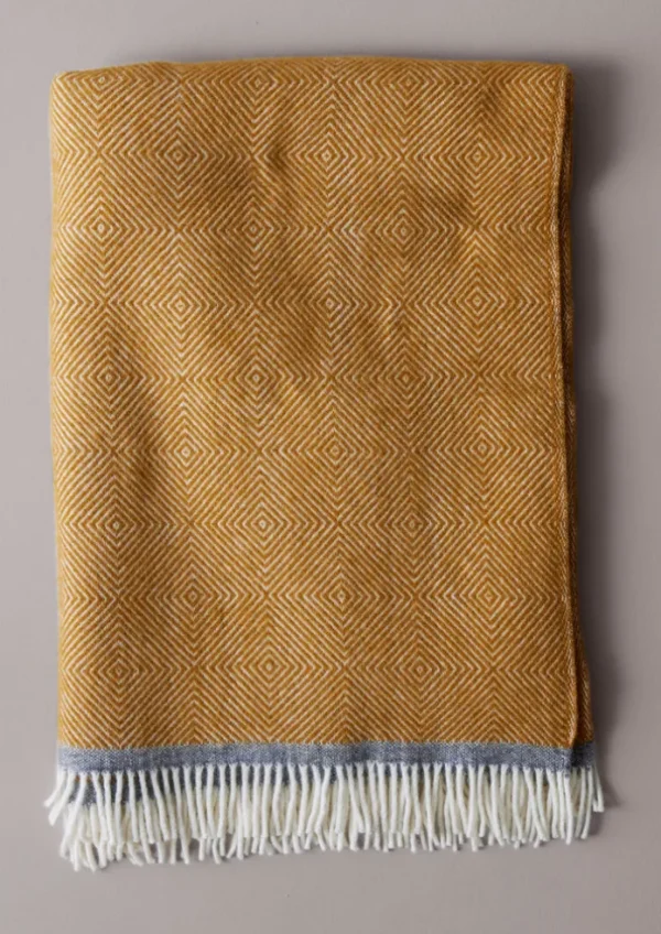 TOAST Textiles | Blankets & Throws-Diamond Wool Blanket