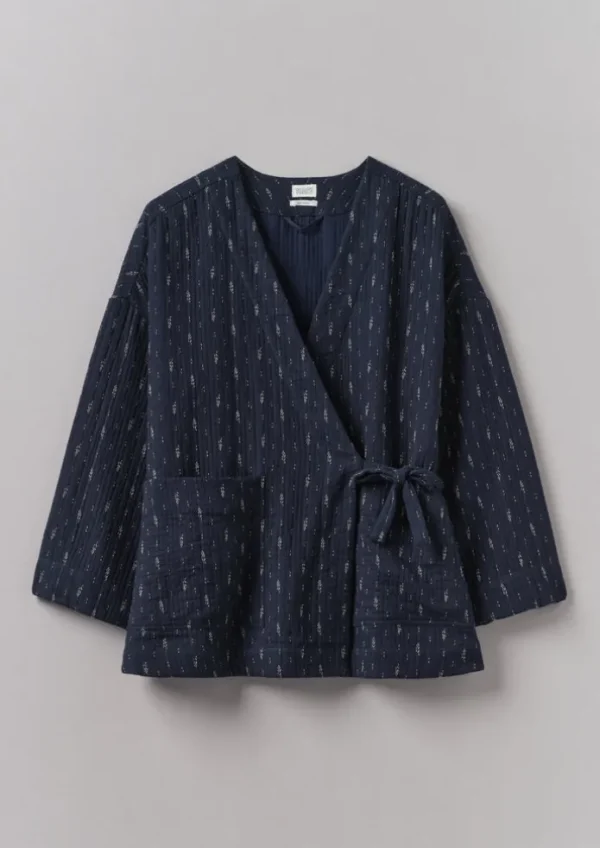 Women TOAST Loungewear | Coats & Jackets-Dobby Cotton Lounge Jacket