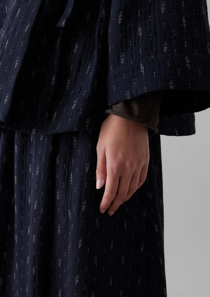 Women TOAST Loungewear | Skirts-Dobby Stitch Cotton Skirt