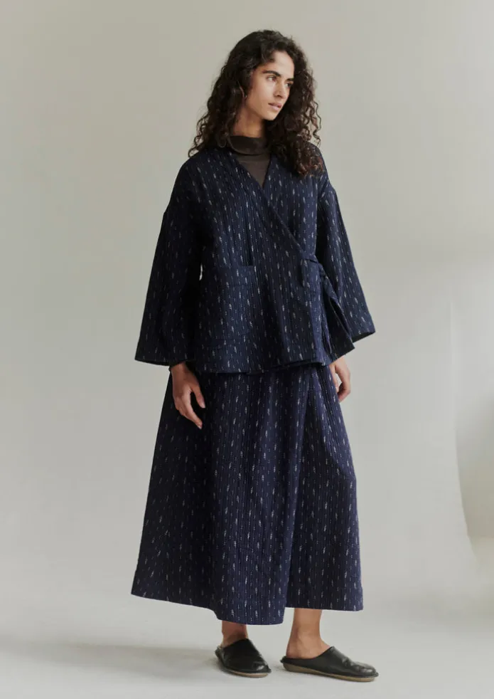 Women TOAST Loungewear | Skirts-Dobby Stitch Cotton Skirt