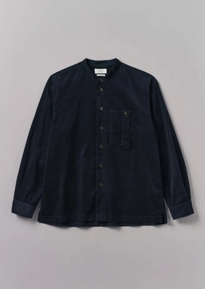 TOAST Cord | Shirts-Dropped Shoulder Organic Cord Grandad Shirt