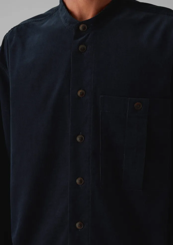 TOAST Cord | Shirts-Dropped Shoulder Organic Cord Grandad Shirt
