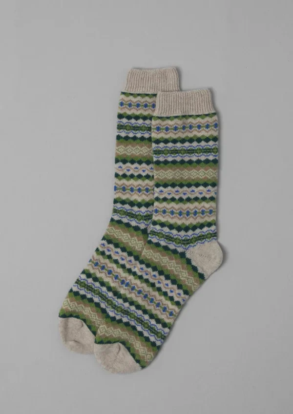 TOAST Socks-Fair Isle Socks