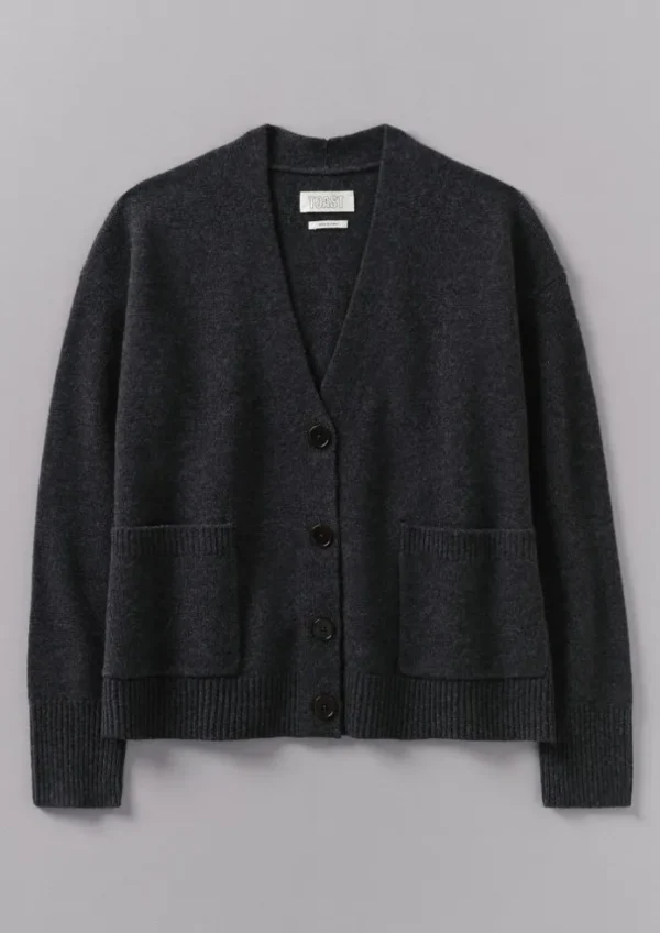 Women TOAST Cashmere | Knitwear-Ffion Wool Cashmere Boxy Cardigan