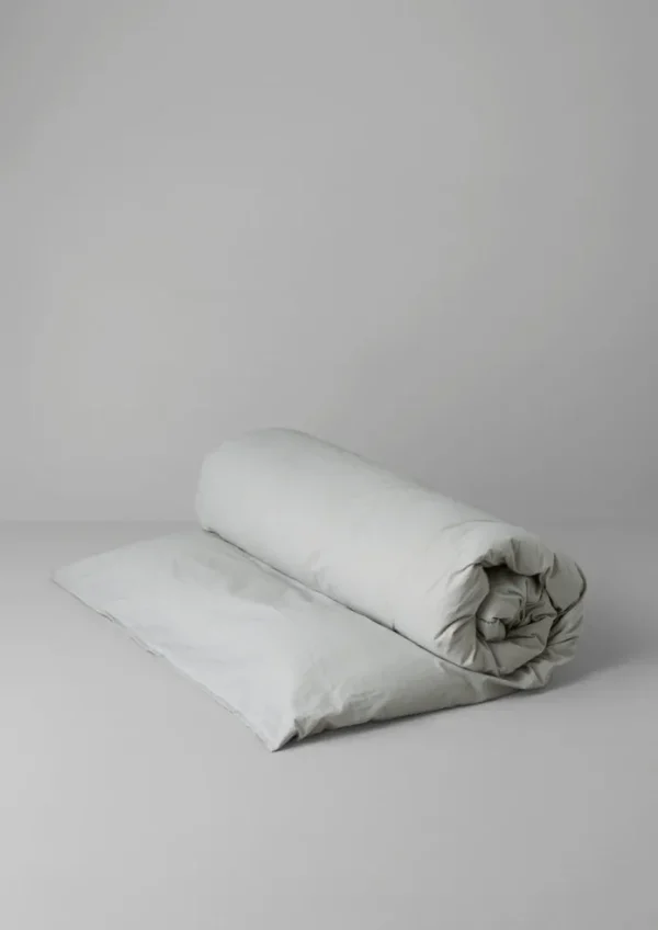 TOAST Textiles | Bed Linen-Fine Stripe Organic Cotton Duvet Cover