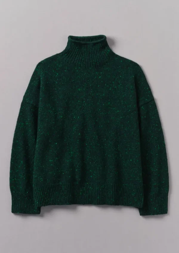 Women TOAST Cashmere | Knitwear-Flecky Wool Cashmere High Neck Sweater