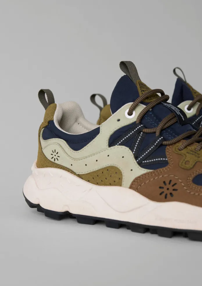 TOAST Trainers & Plimsolls-Flower Mountain Yamano Kaiso Panelled Trainers