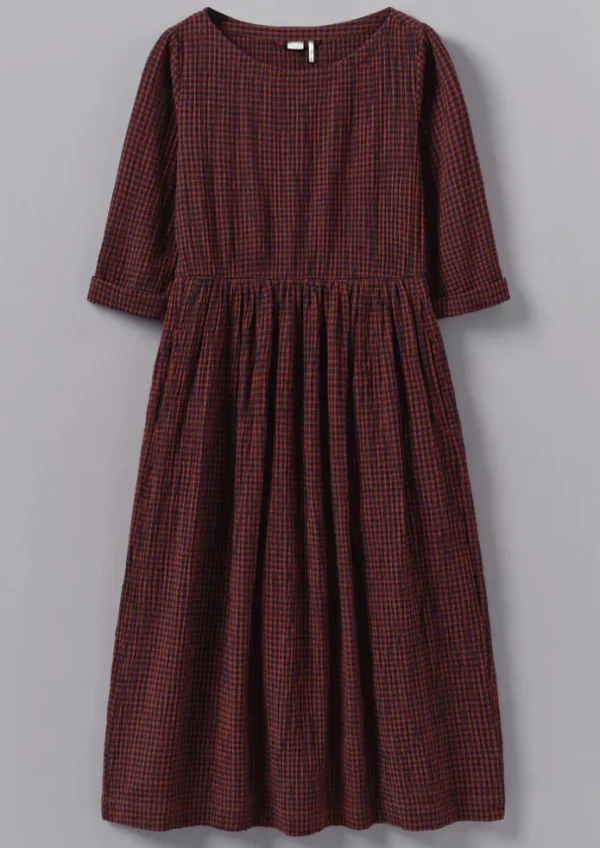 Women TOAST Loungewear | Dresses-Freya Gingham Crinkle Cotton Dress