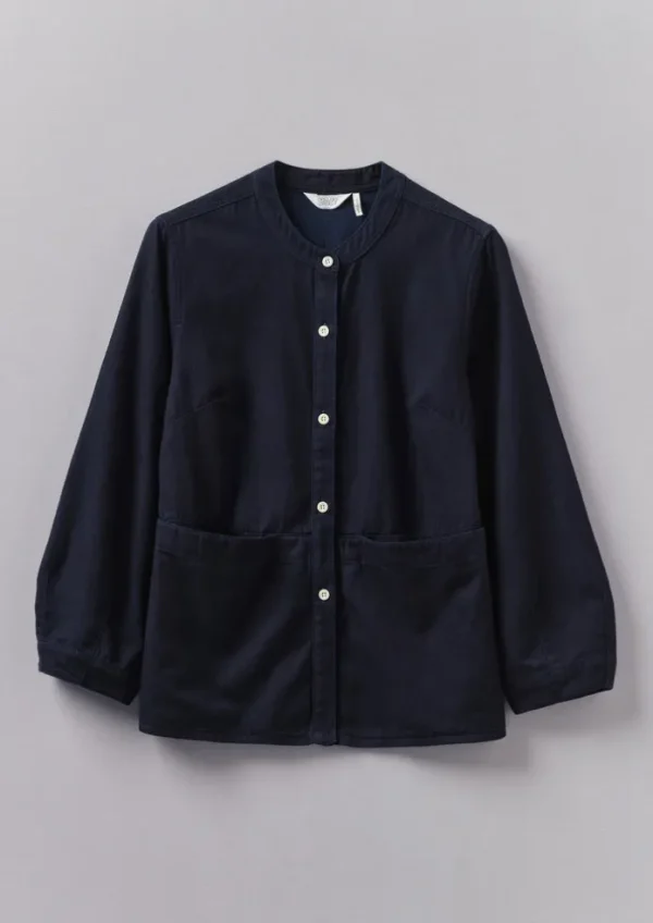 Women TOAST Workwear | Shirts-Front Pocket Soft Twill Shirt