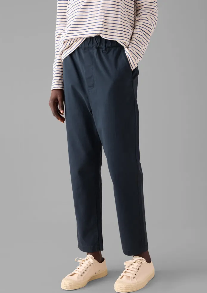 Women TOAST Trousers-Gabi Cotton Pull On Trousers